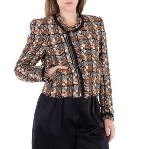 New Isabel Marant Kerry Short Tweed Jacket